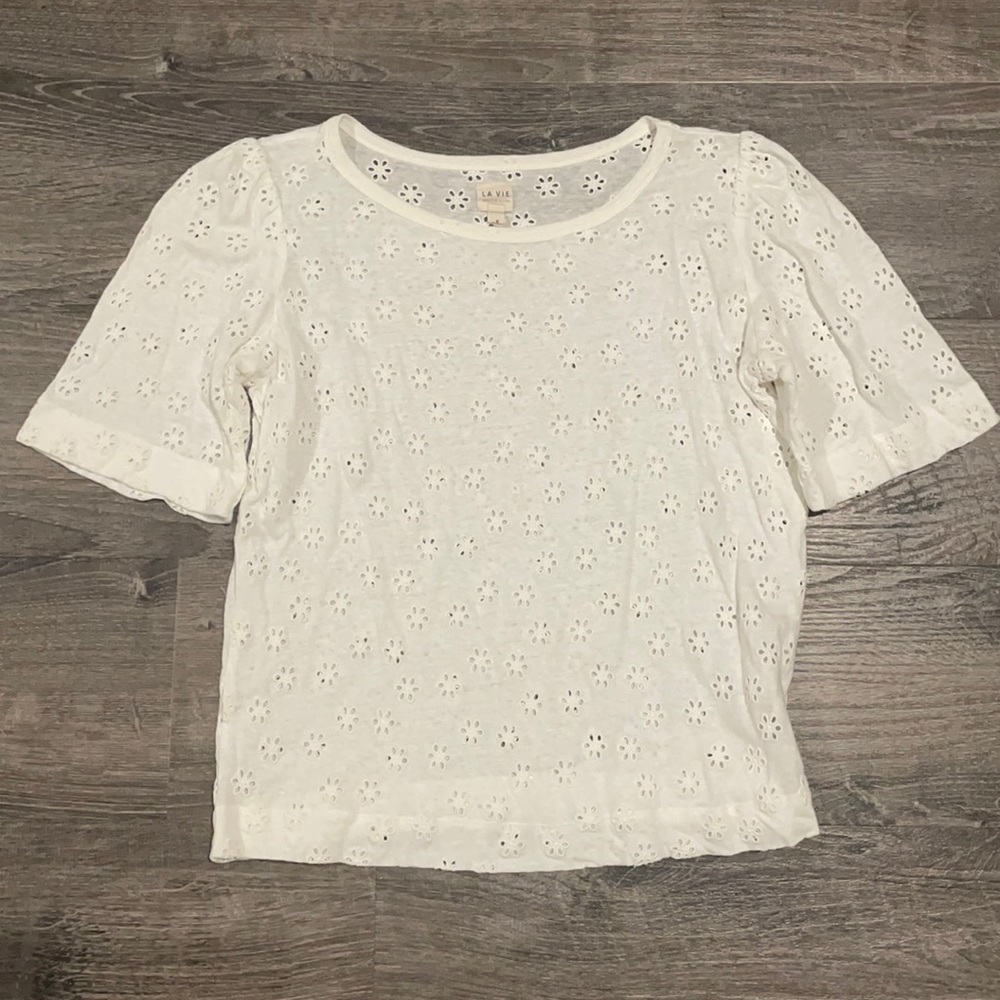 La Vie by Rebecca Taylor, eyelet shirt